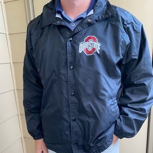 Ohio State stadium usher wind breaker